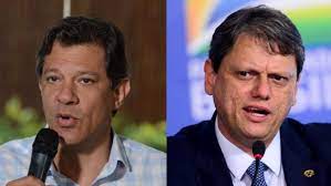 Tarcísio de Freitas e Fernando Haddad vão ao 2º turno em SP - Eleições 2022